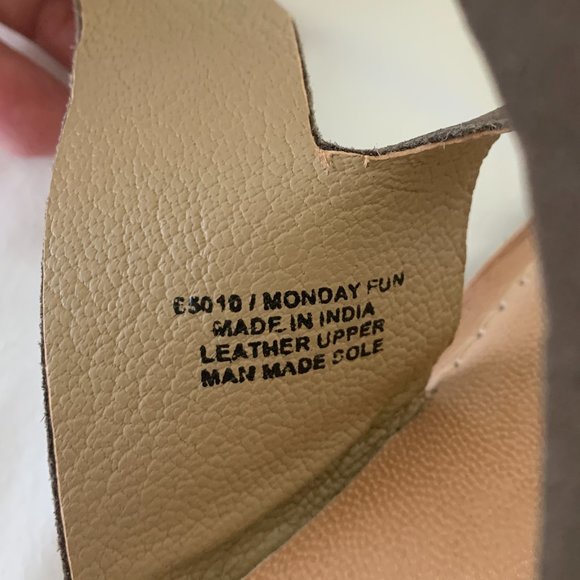 DibaTrue Leather sandals Ankle Strap, Size 8.5 - Picture 7 of 9